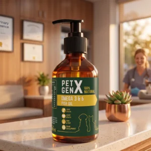 Pure Natural Omega 3 and 6 Fish Oil for pets-lifestyle