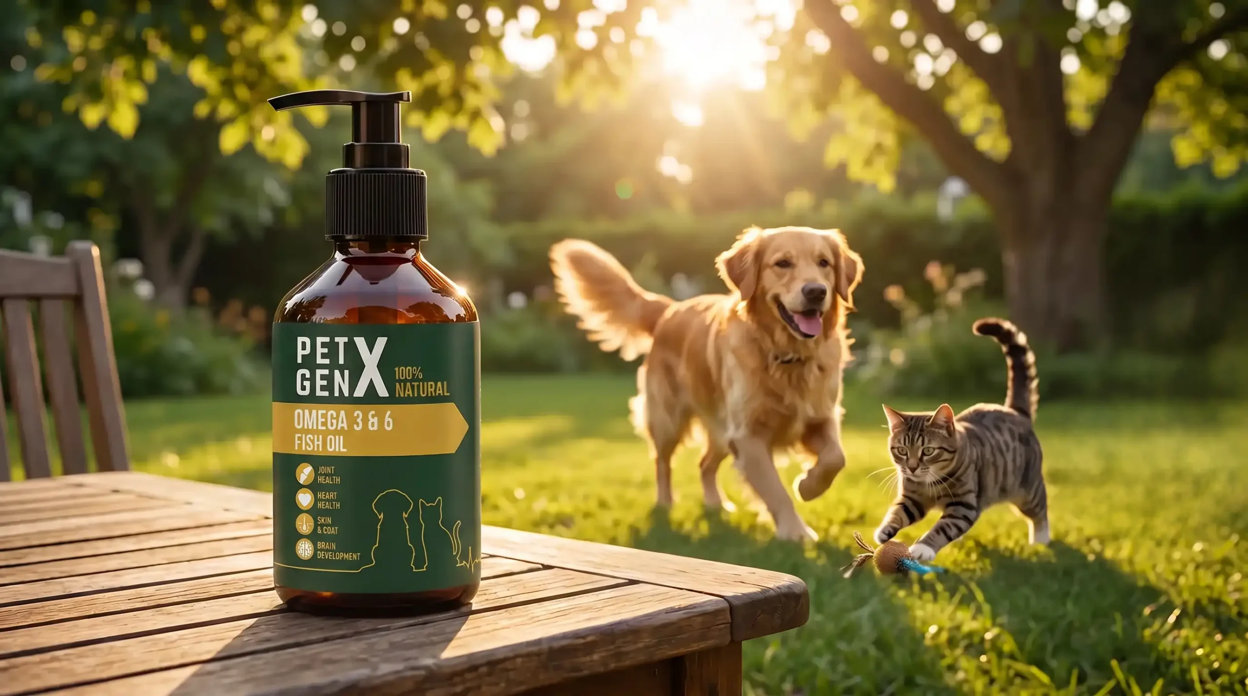 Omega 3 & 6 Fish Oil for Dogs and Cats 300ml
